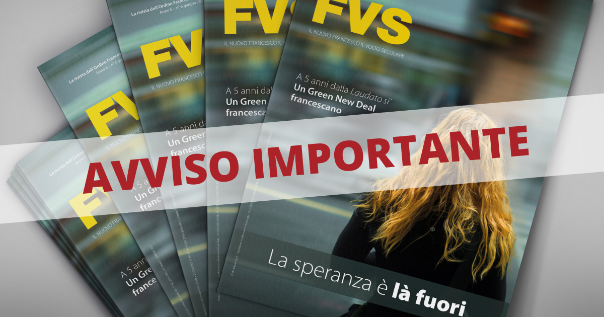 AVVISO RIVISTA ONLINE